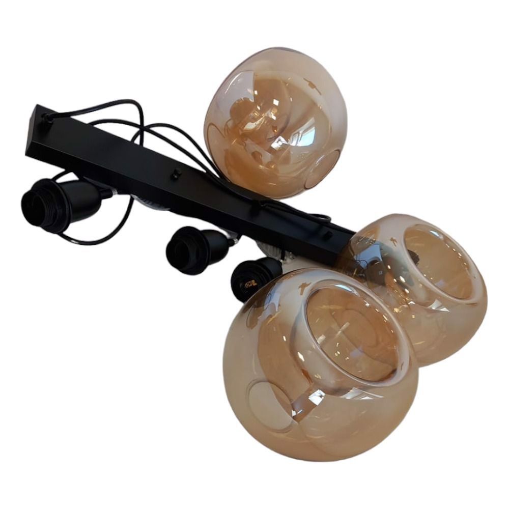 Lampa Wisząca E27 60W Lampa Sufitowa Szklana