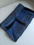 Szalik chusta materiał 100% jedwab wełniany wool silk Paolo Gucci