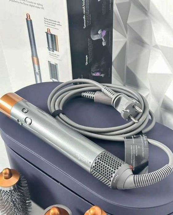 Знижка‼️ Стайлер Dyson HS05 Airwrap Complete Nickel/Copper Дайсон