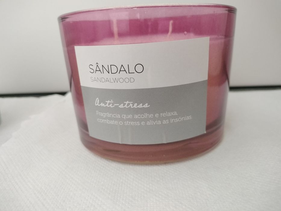 Velas aromatizadas novas