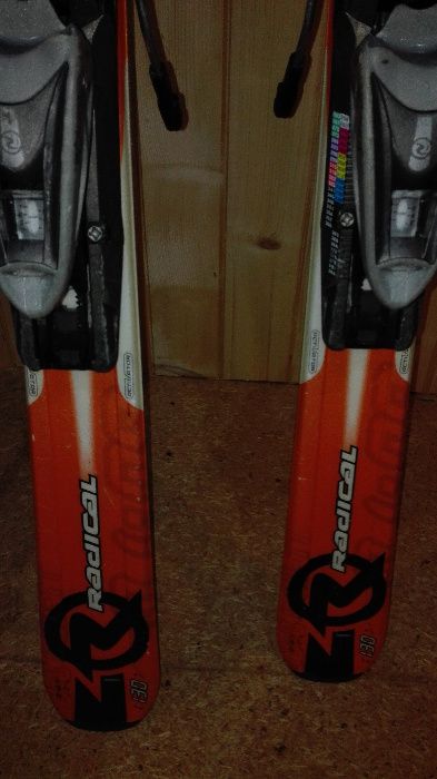 Narty Rossignol Radical JR, 130cm Zestaw