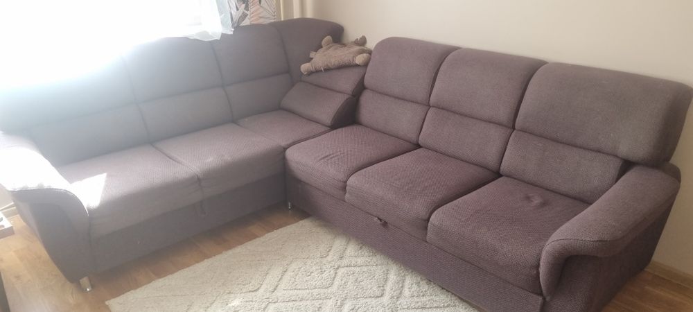 narożnik z  funkcja spania