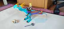 Playmobil Vikings Astrid e Dragão, e outros