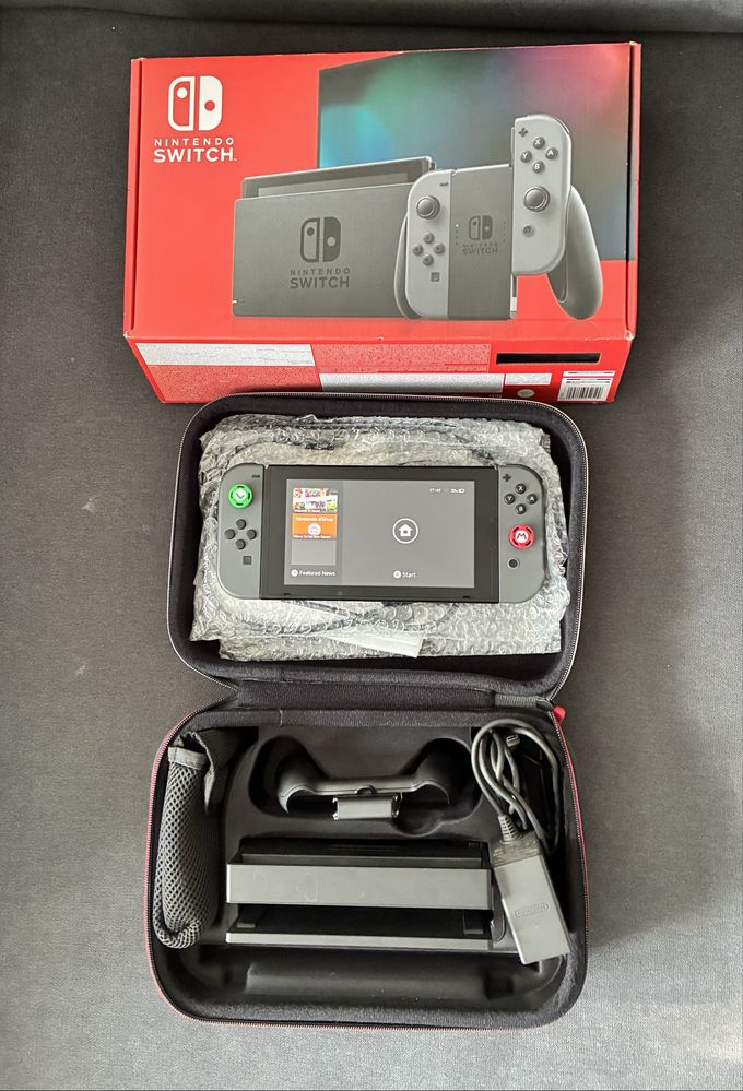 Nintendo Switch Joy-Con v2 - pełne wyposażenie, stan idealny + torba