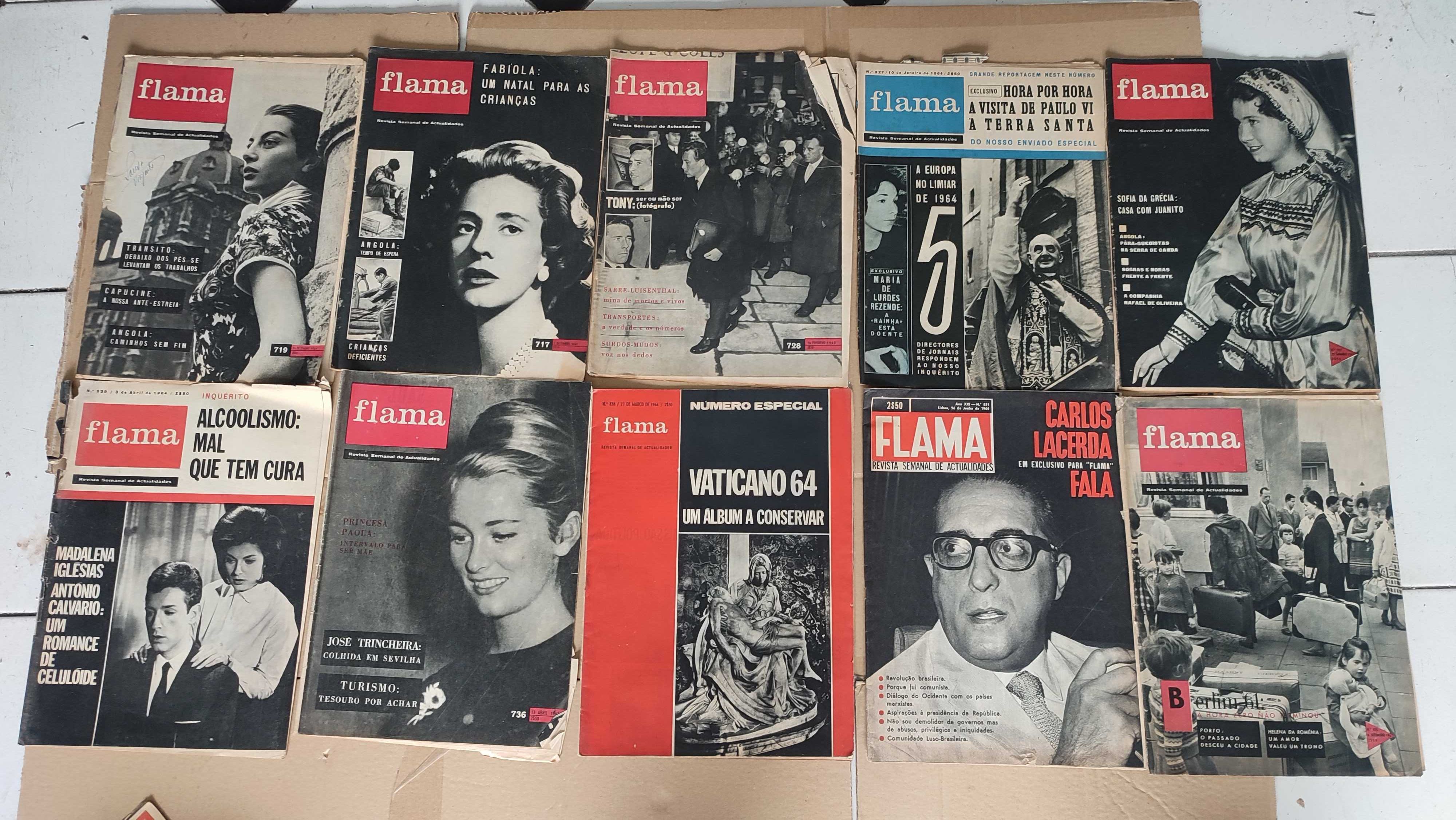 Lote 30 Revistas Flama