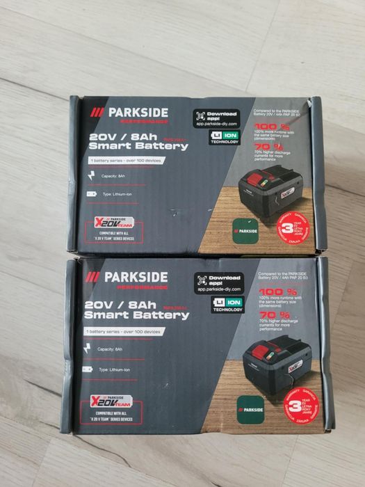 2x baterie akumulator 8ah Parkside