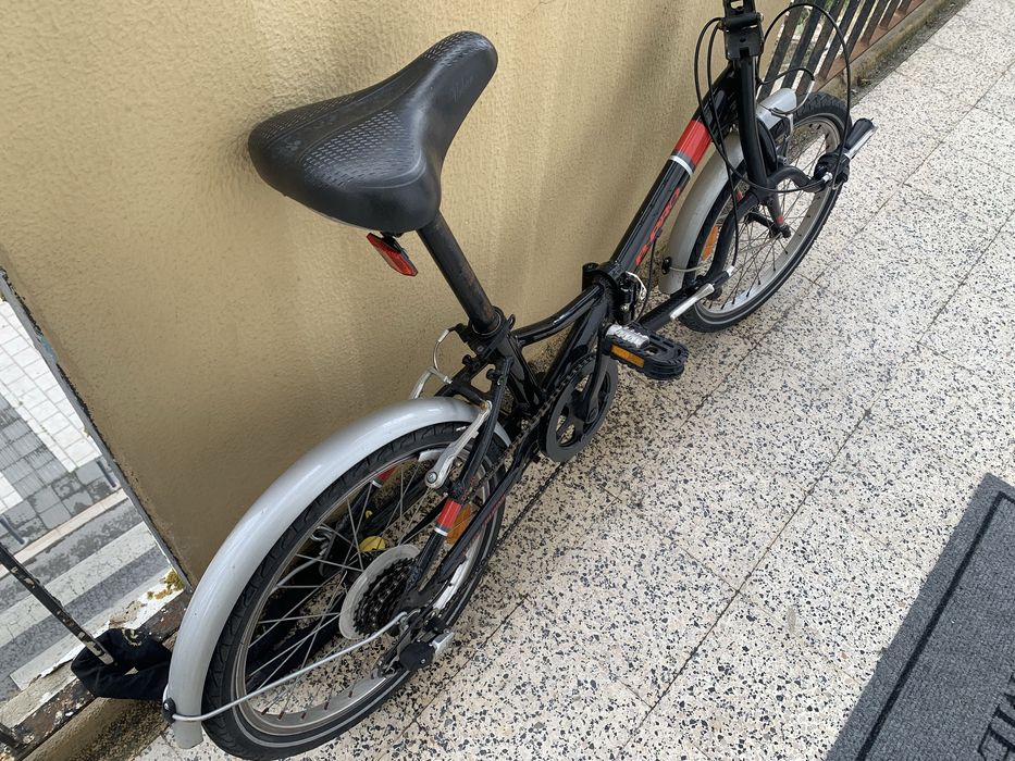 Bicicleta dobravel em 3 partes