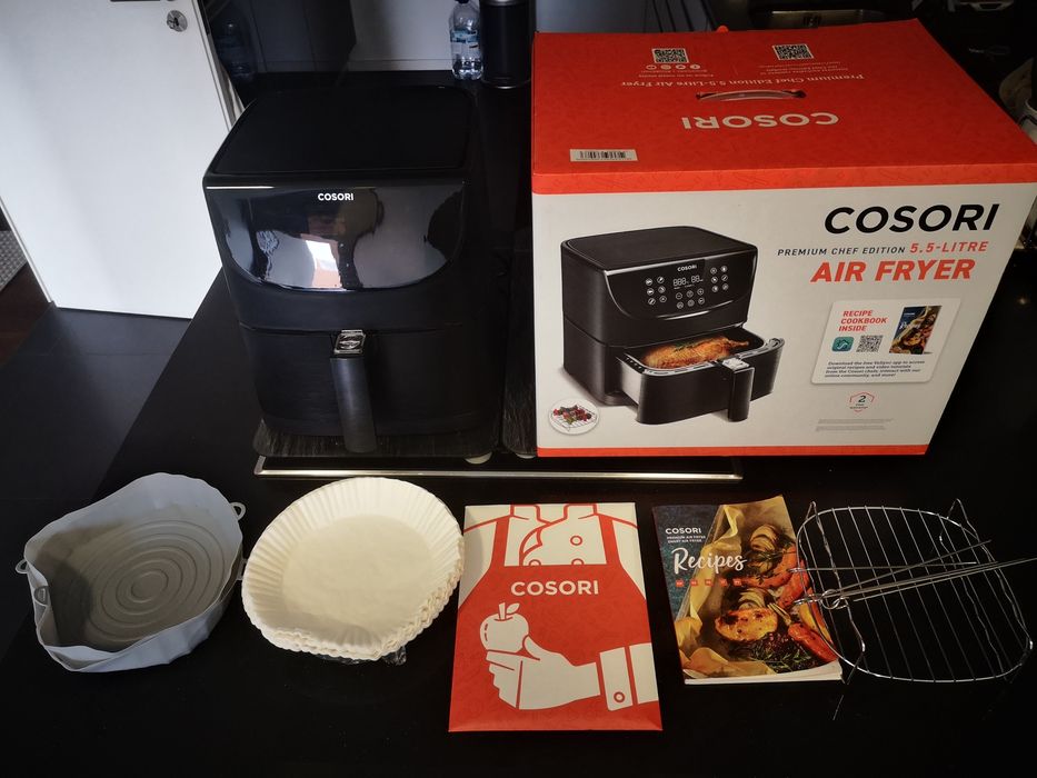 Fritadeira sem Óleo COSORI Premium Chef Edition (5.5L - Preto