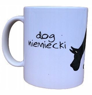 Kubek Z Nadrukiem Rasy Psów Dog Niemiecki + kartonik