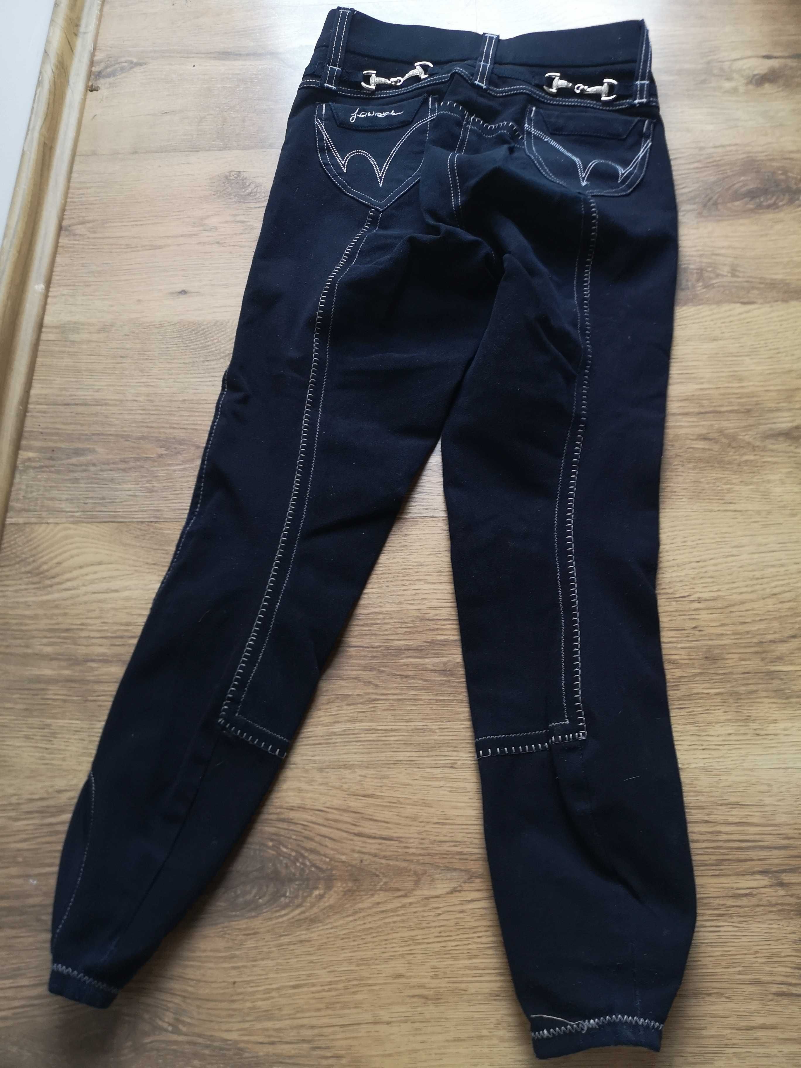 John Whitaker bryczesy damskie r. 34/36 c.granat/czarne PIĘKNE BDB