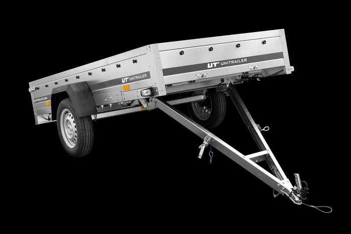 Przyczepka jednoosiowa 264x125 UNITRAILER GARDEN 264 KIPP