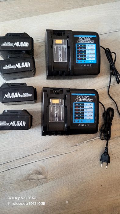 AKUMULATOR + Szybka ładowarka DC18RC Makity BL1815 BL1830
