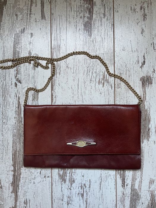 Вінтажна сумка клатч шкіряна стілець