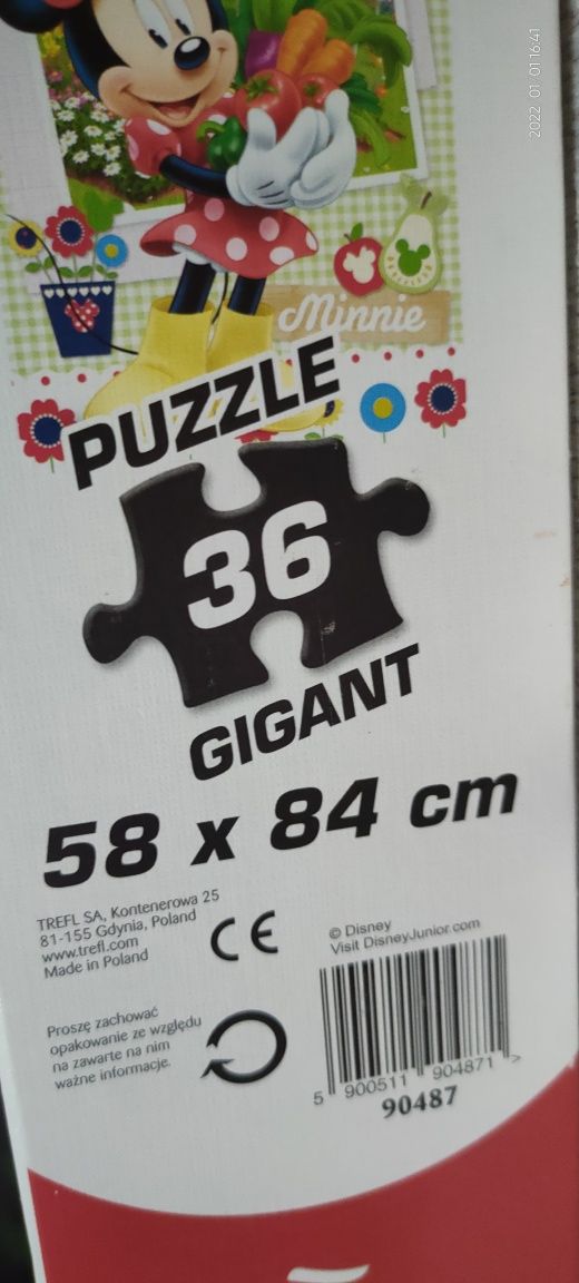 Puzzle gigant Minnie mouse