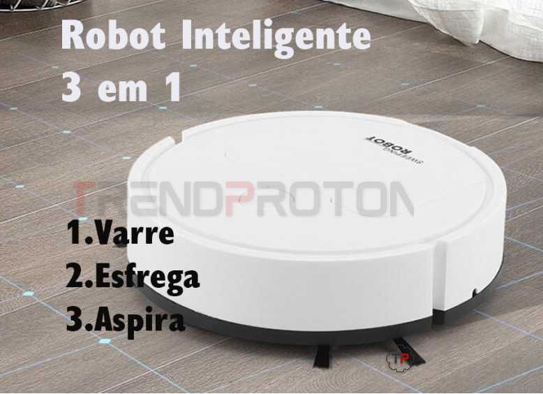 Robot Aspirador 3 em 1