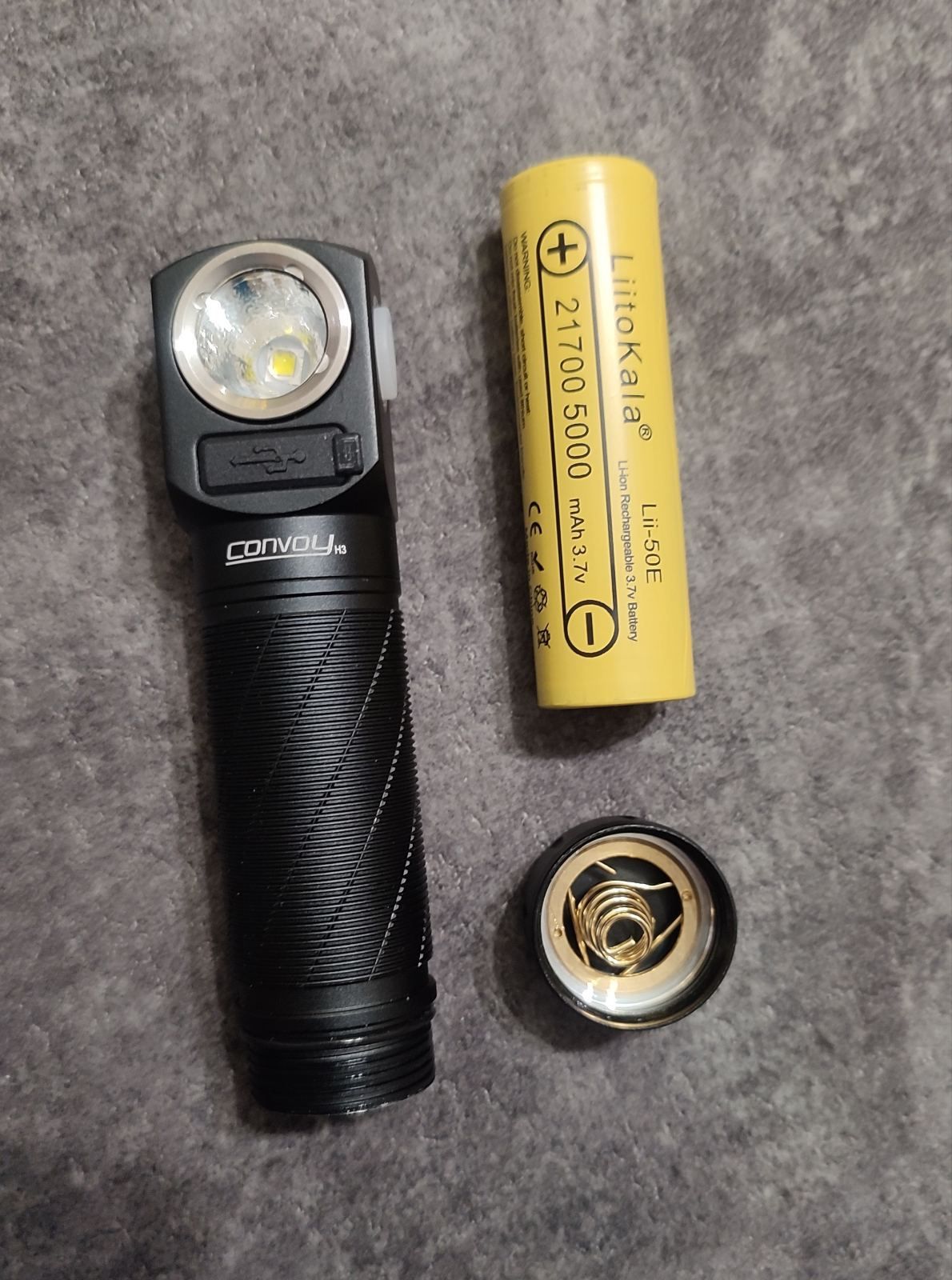 Convoy H3 21700, 5000mA