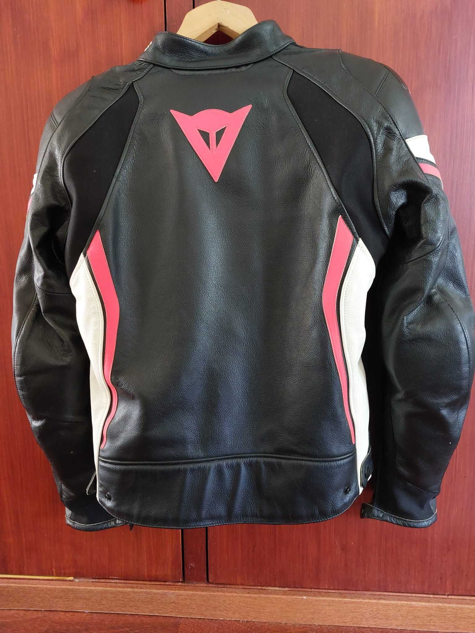 Jaqueta de moto em couro Dainese