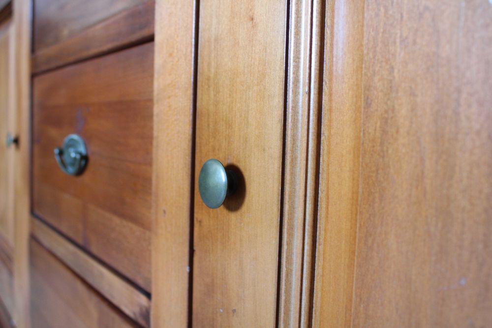 Komoda elegancka klasyczna drewniana rustykalna masywna solidna