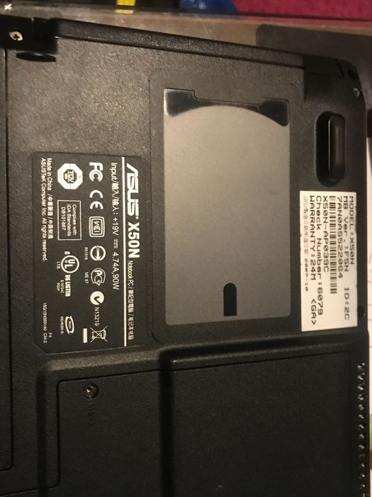 Portátil Asus X50N para peças