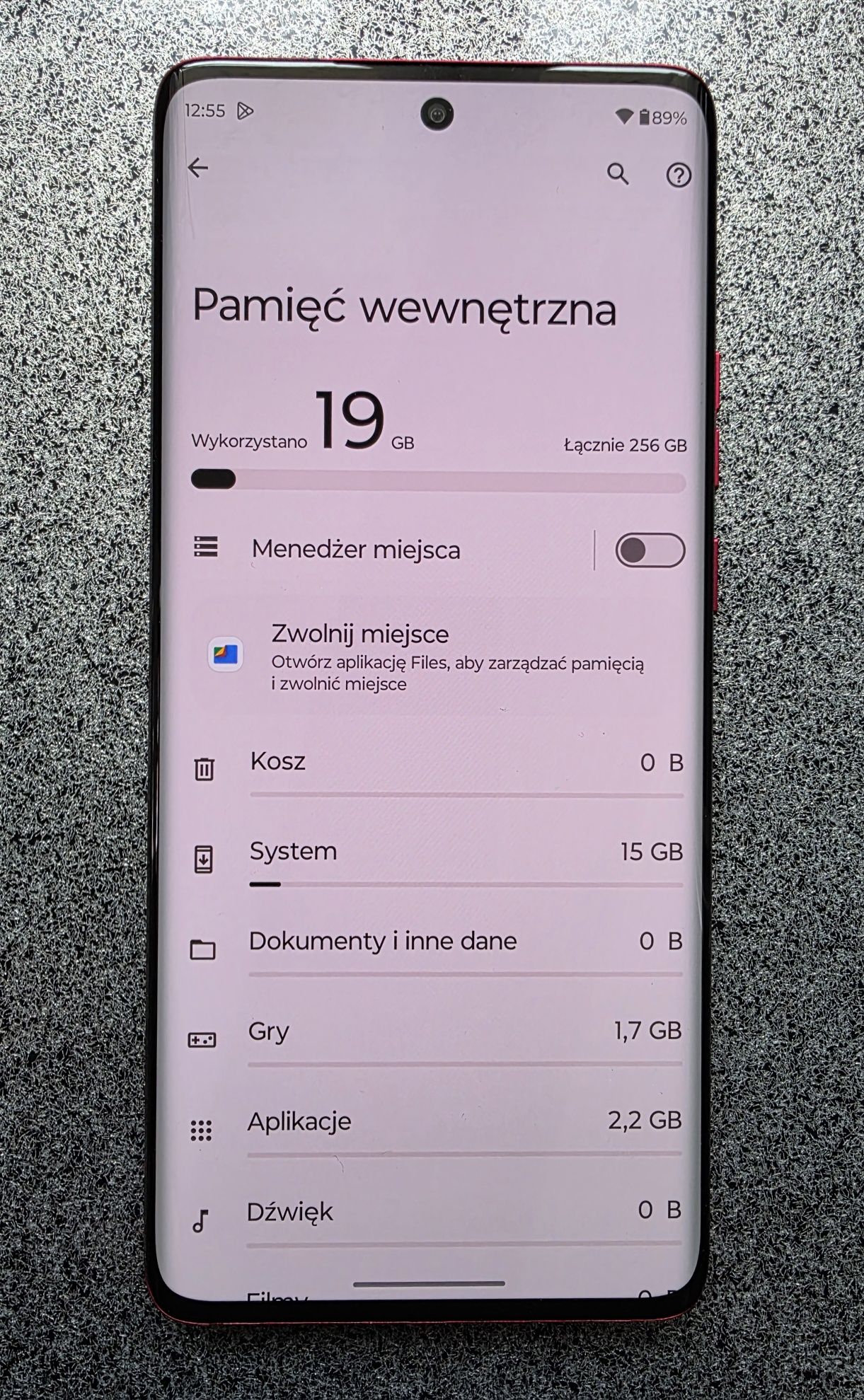 Motorola Edge 40 8/256GB Czerwony