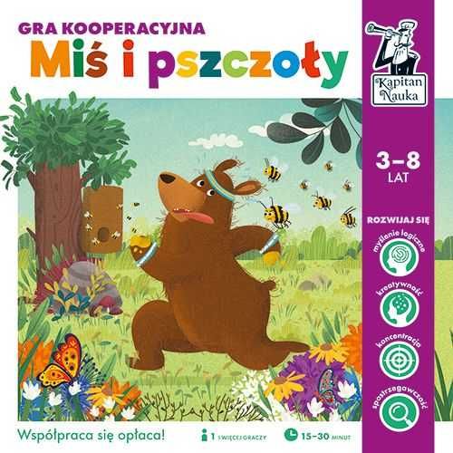 Gra Kooperacyjna Miś i Pszczoły 3+ GRA_MIS_PSZCZOLY