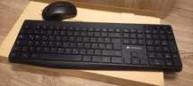 Bezprzewodowa Klawiatura i Mysz, QWERTY. Nowy zestaw