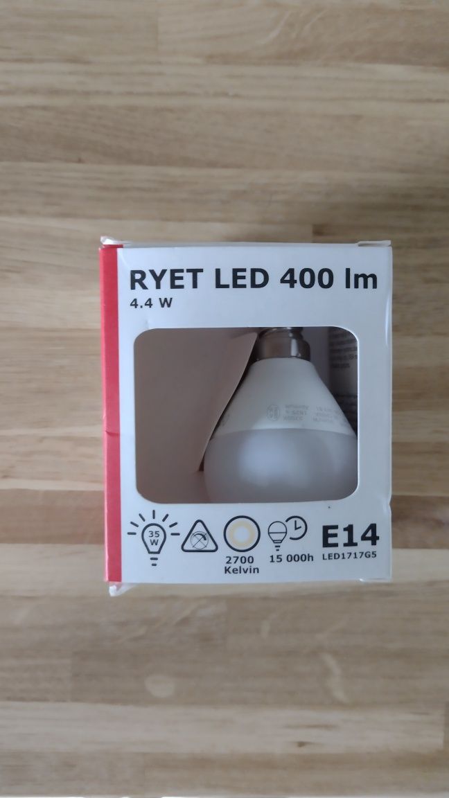 IKEA Ryet LED 400lm, 2700K, E14 gwint.