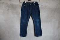 Spodnie 110 BEN SHERMAN jeansy dżinsy wycierusy granatowe
