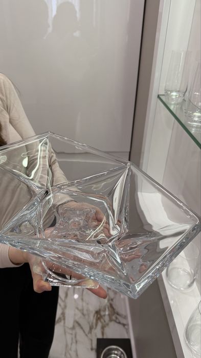 Фруктовниця скляна bohemia