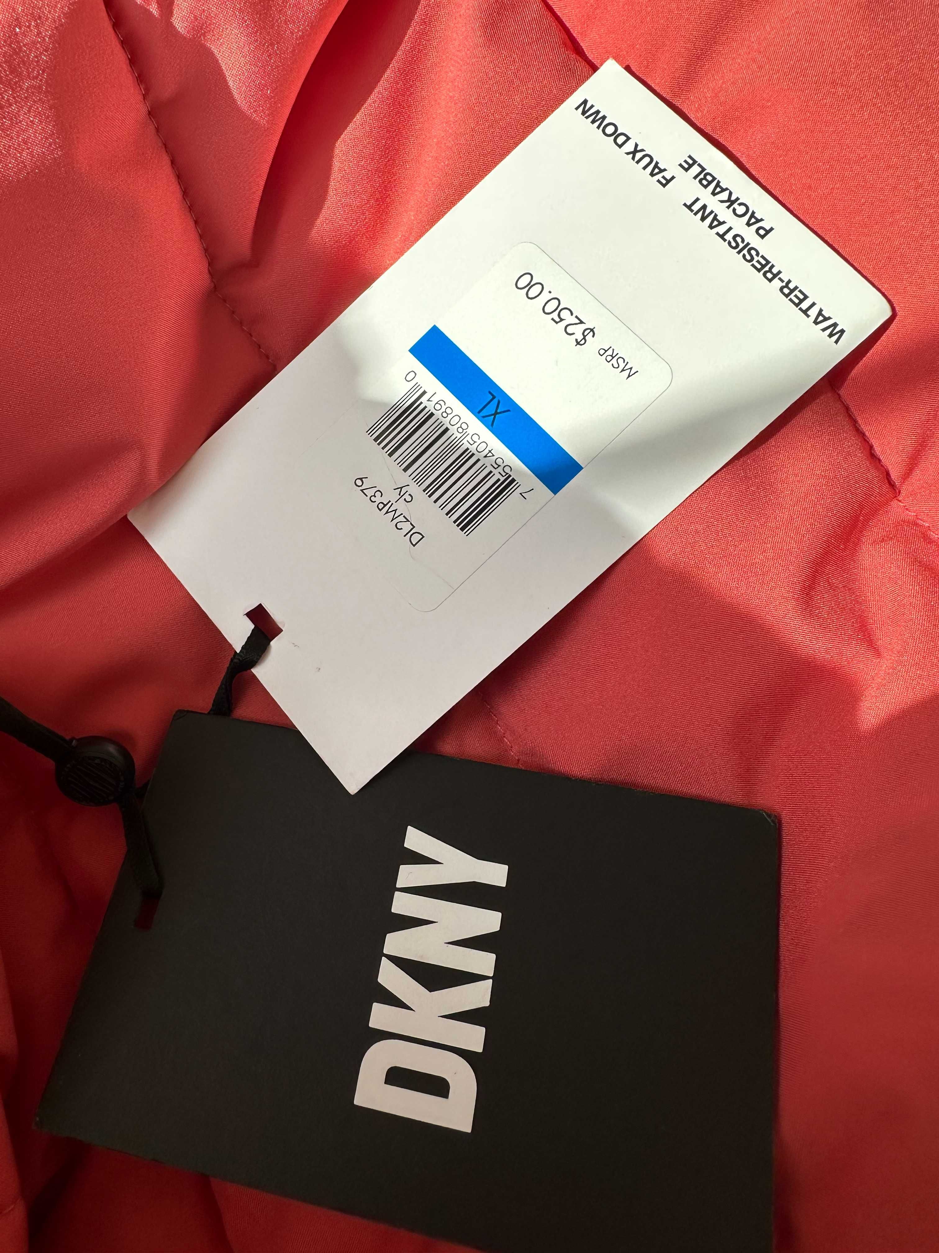 Новый пуховик куртка DKNY, размер XL с Германии