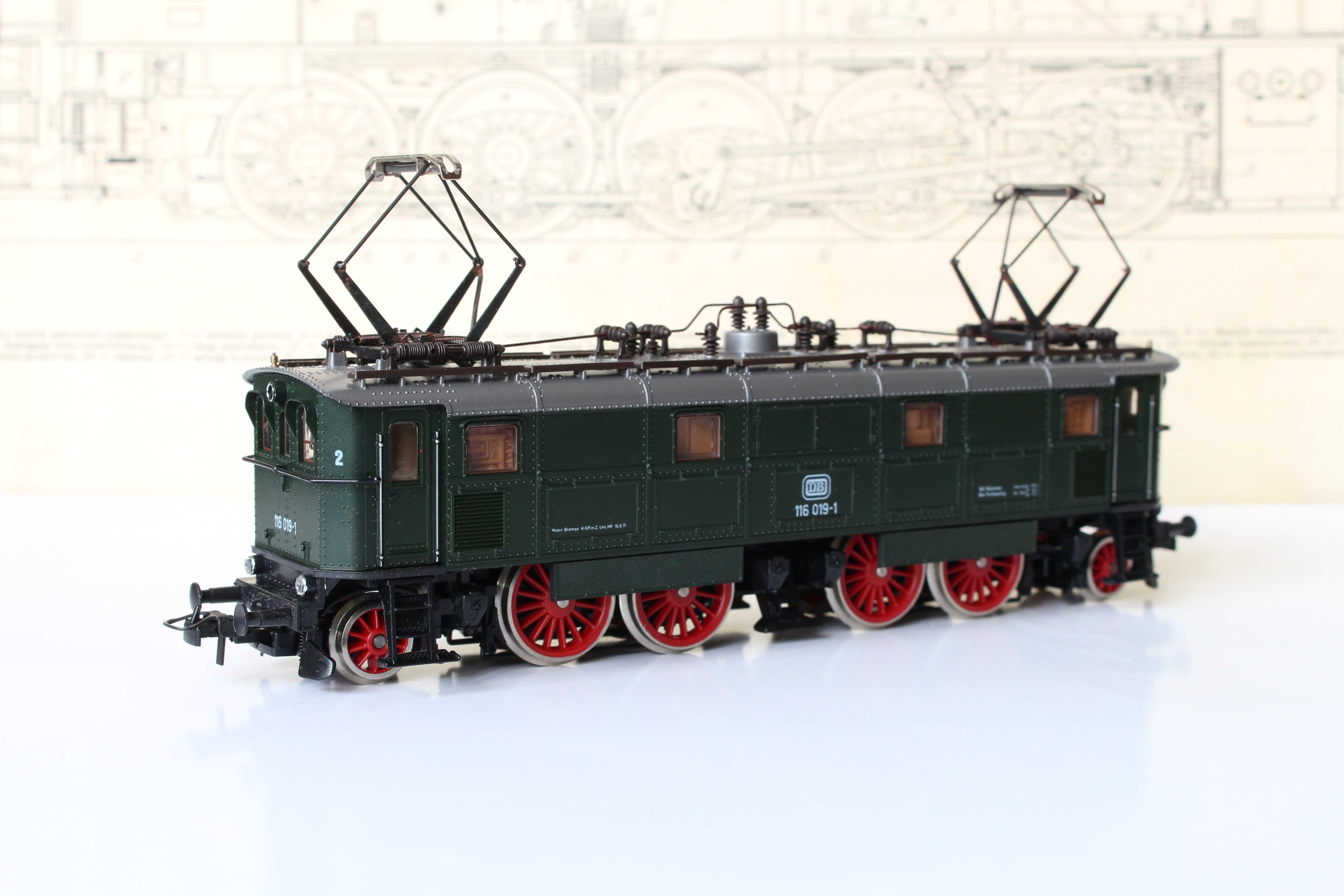 Elektrowóz BR 116 DB Roco H0 (jak E16 DRG), lokomotywa pospieszna