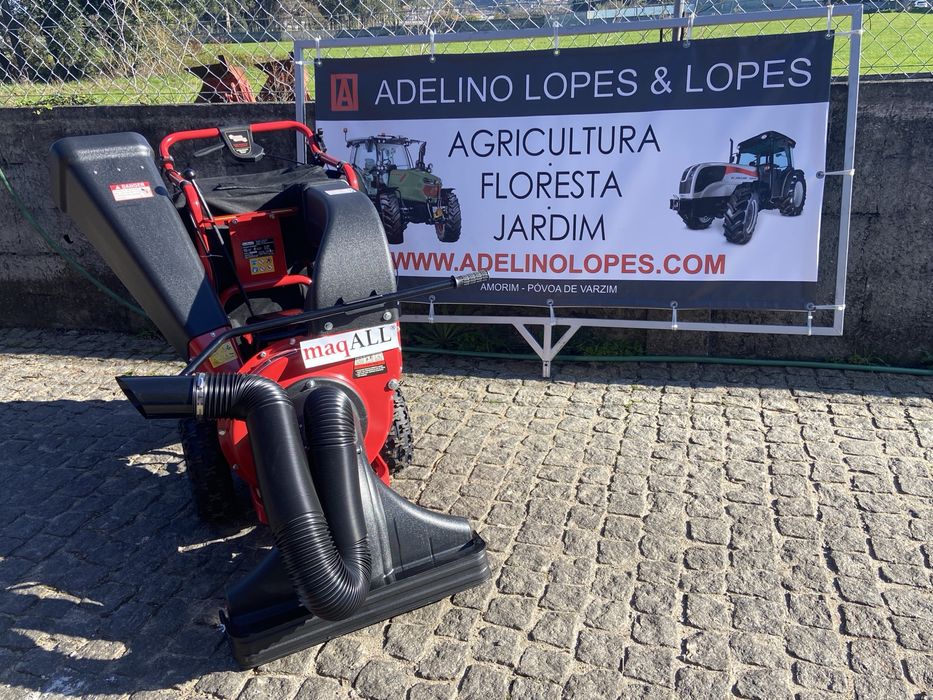 Asirador de folhas profissional com biotriturador