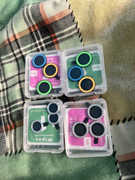 Защитное стекло на камеру для iPhone