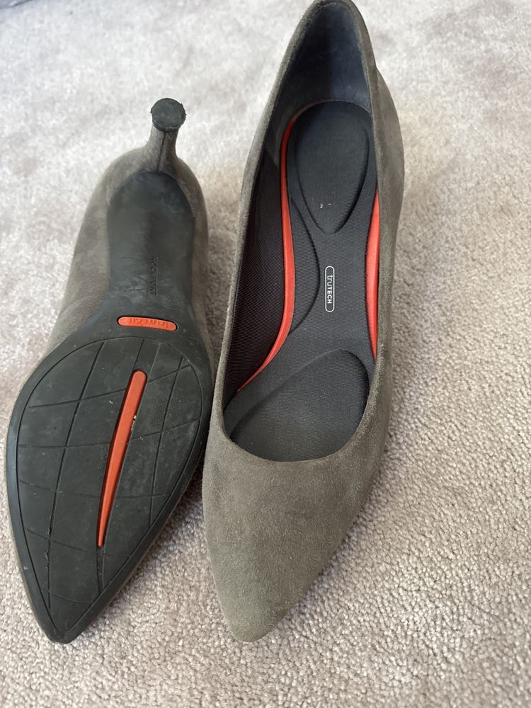 Sapato mulher rockport cinza