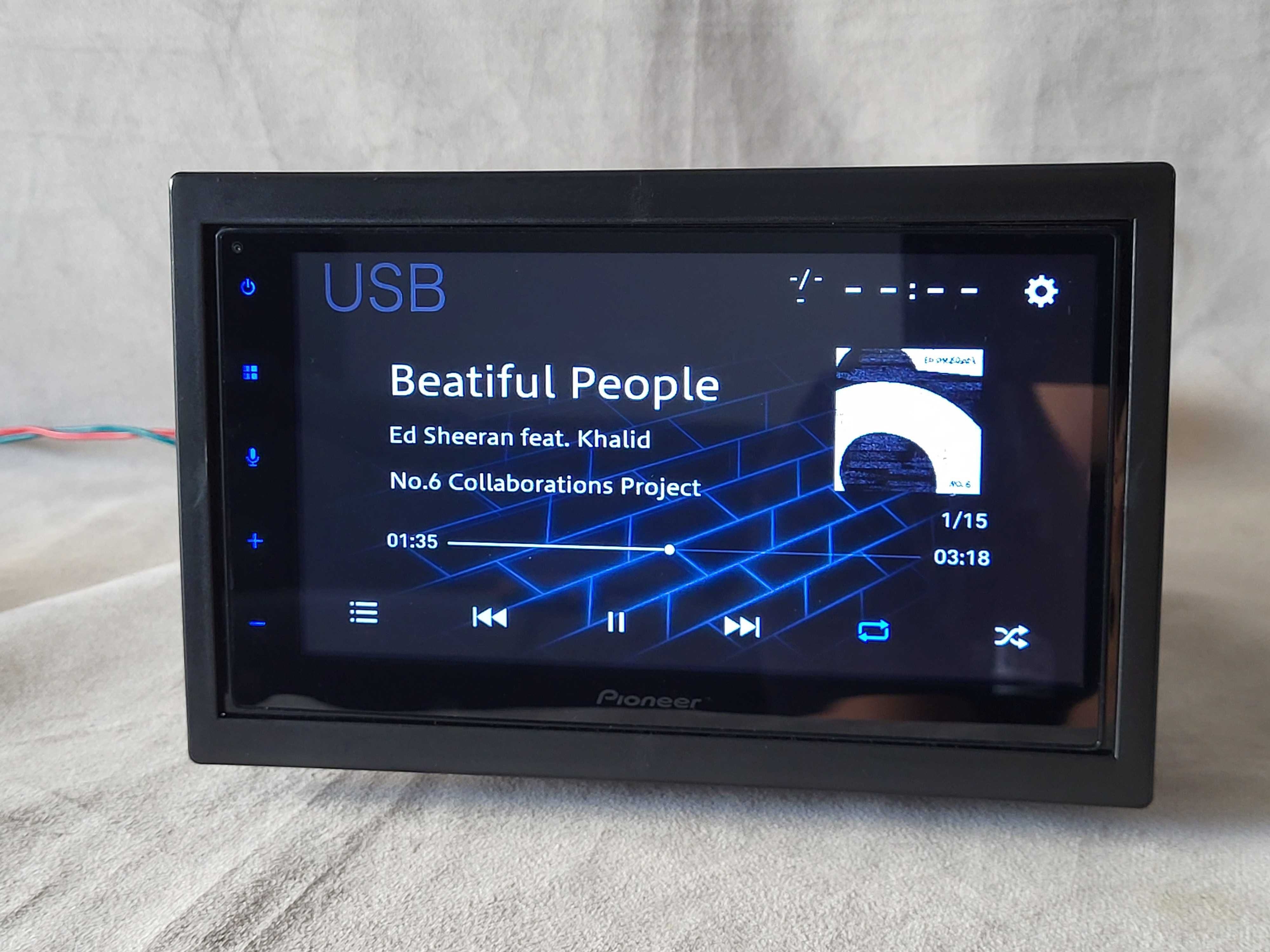 Pioneer SPH-DA360DAB Bezprzewodowy CarPlay Android Auto Bluetooth USB
