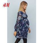 Красивое свободное платье для беременных h&m