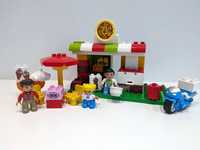 Lego DUPLO 10834 pizzeria motor kucharz lody miasto klocki