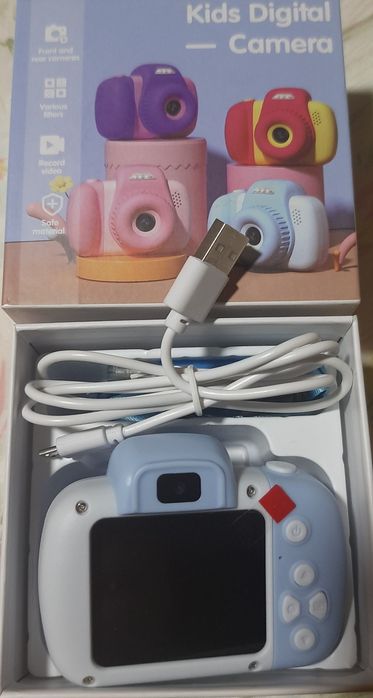 Дитячий цифровий фотоапарат на дві камери Children's fun Camera Cute K