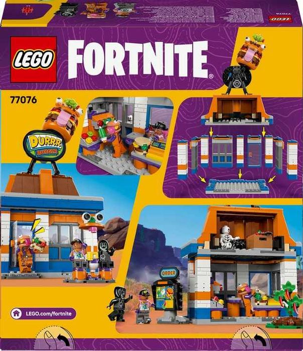 Lego Fortnite 77076 Durrr Burgerownia Zestaw 10+ Duży Klocki *NOWE*