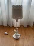 Candeeiro de Mesa de Cabeceira Branco