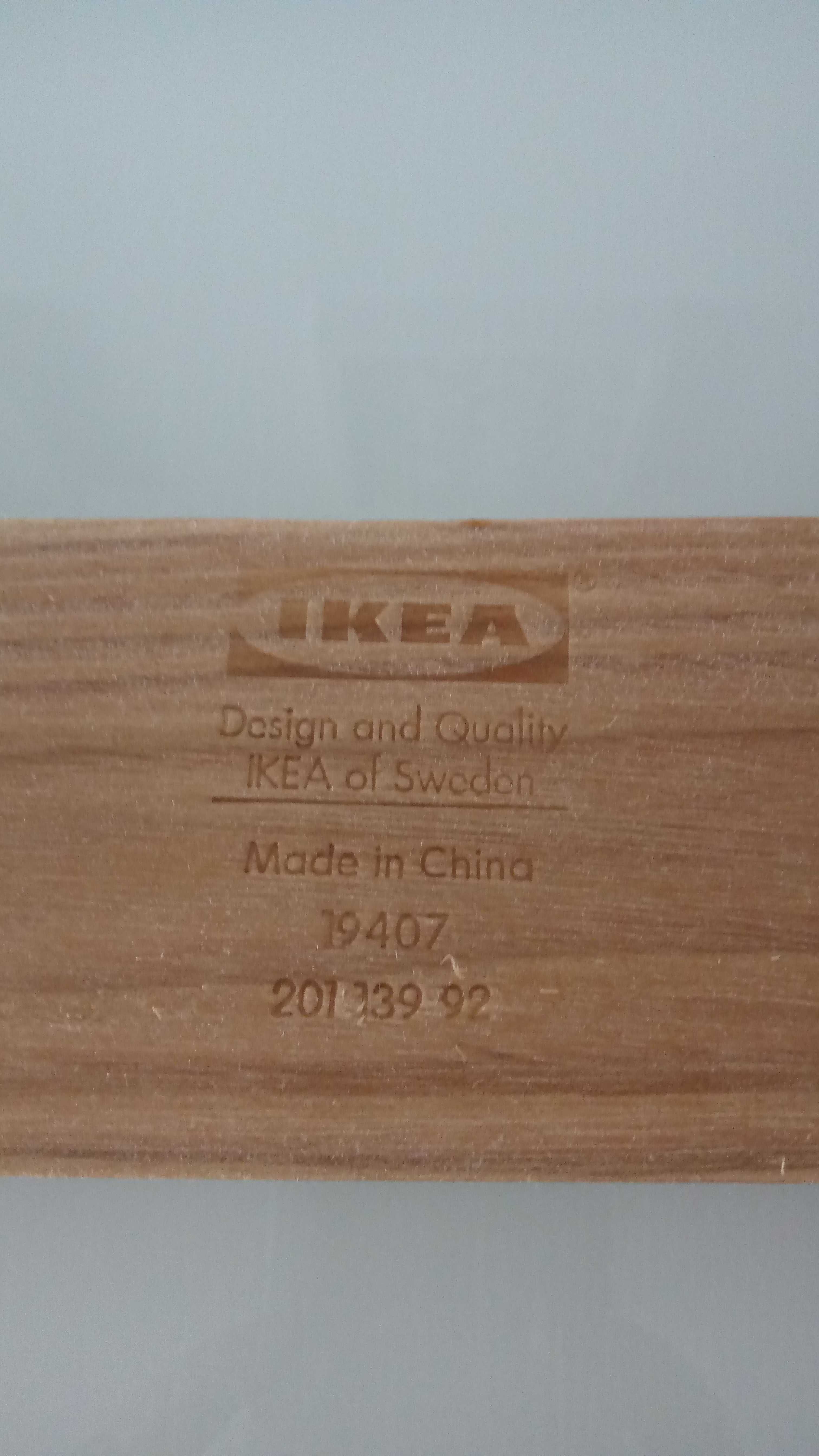 Suporte para velas em madeira e metal IKEA (I)