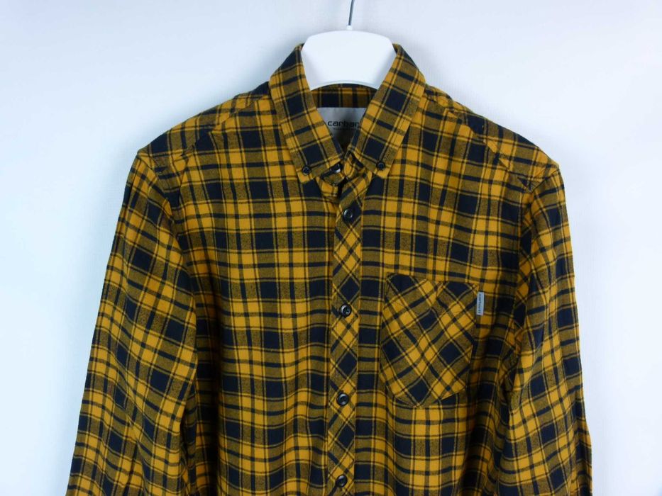 Carhartt flanelowa koszula męska casual / S