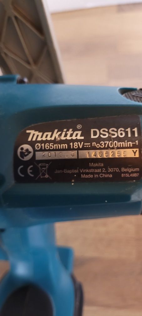 Makita DSS611 piła na baterie pilarka tarczowa