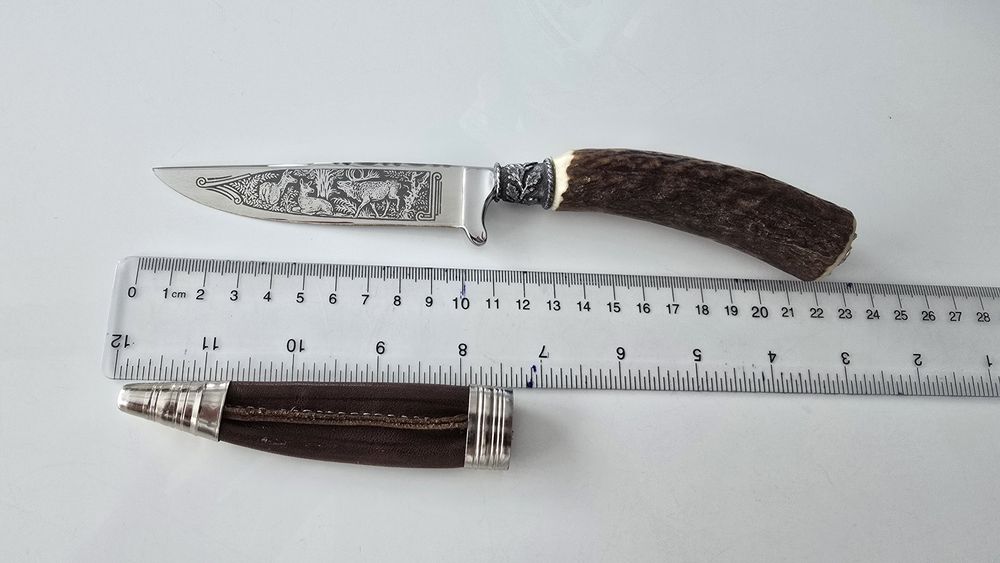 Nóż Myśliwski Solingen Germany HANDMADE ROSTFREI