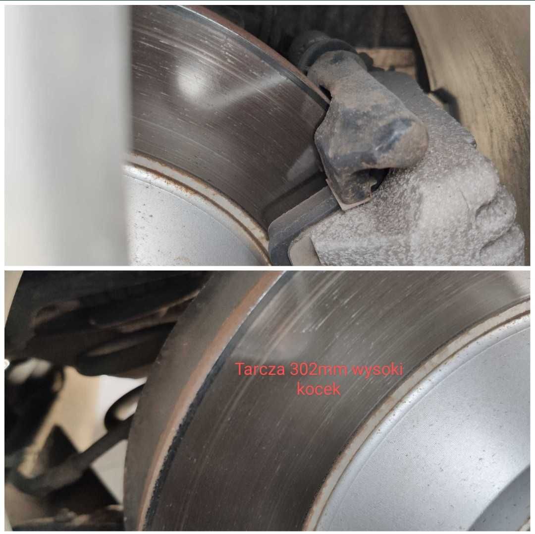 Adaptery hamulcowe tył Audi A6 C5 Quattro 255x10 -> 302x12 swap bbk