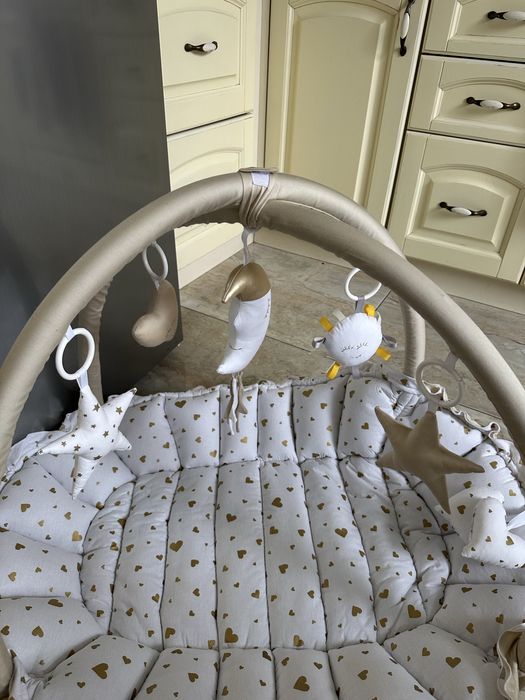 Дитячий розвиваючий килимок-кокон гніздечко 2/1