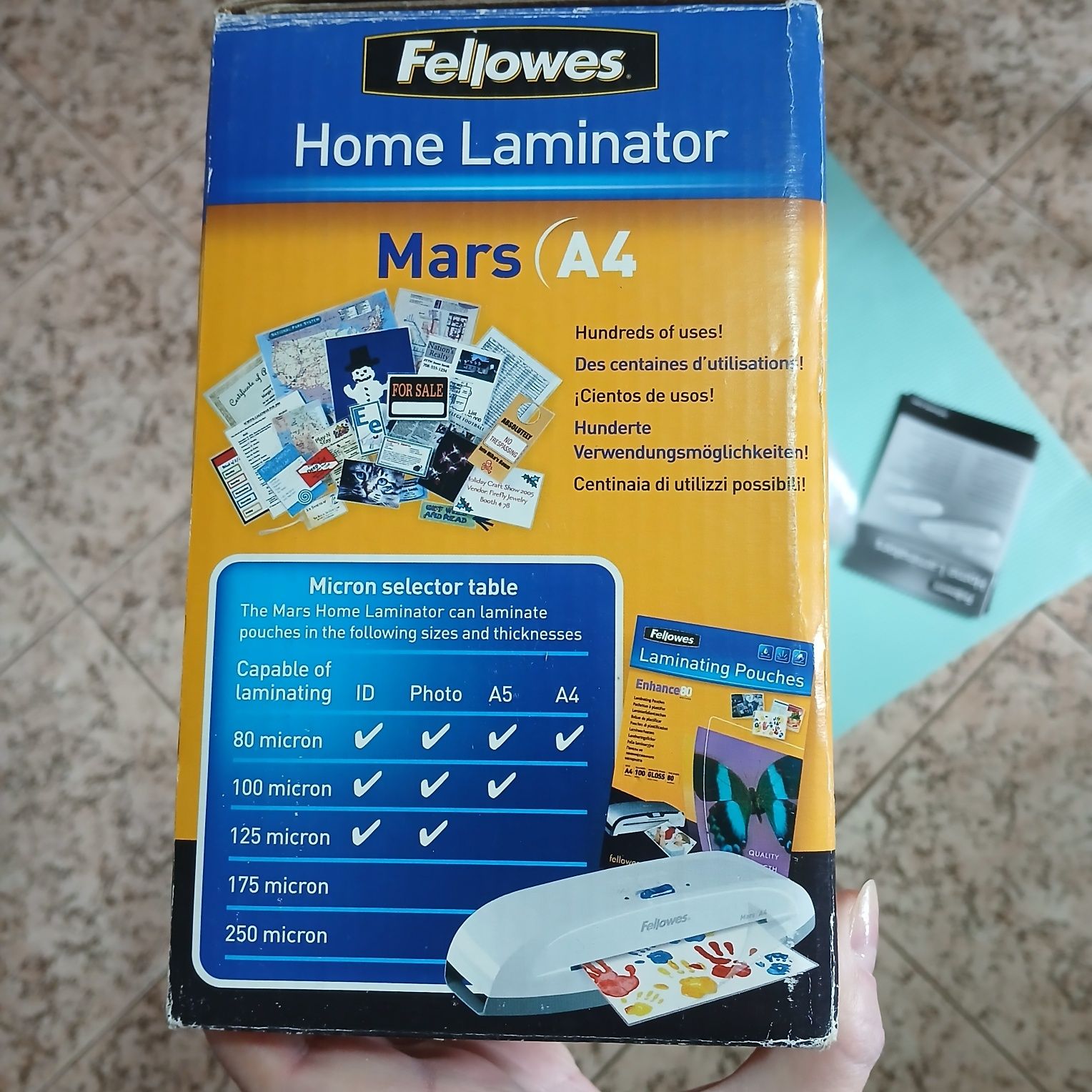 Fellowes Home Laminator Mars A4. Новий ламінатор!