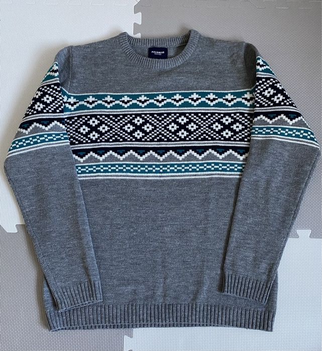 Sweter zimowy Pull&Bear męski
