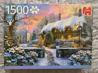 Puzzle Jumbo, Winter, 1500 el. (komplet)