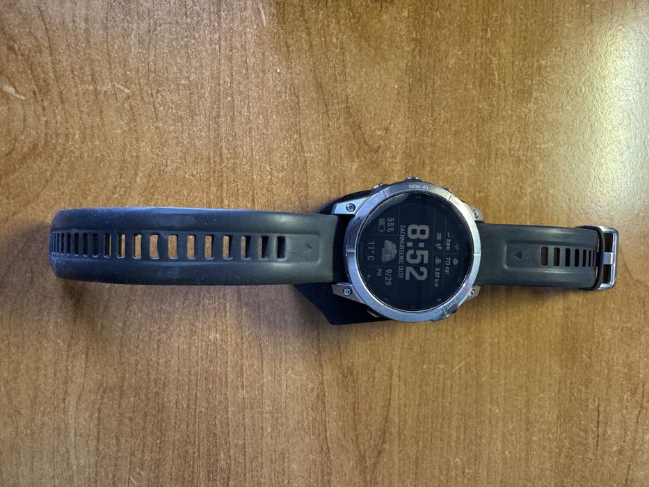 Zegarek sportowy Garmin Fenix 7 47mm srebrny jak nowy